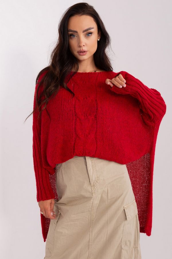 Sweter 559.45 czerwony