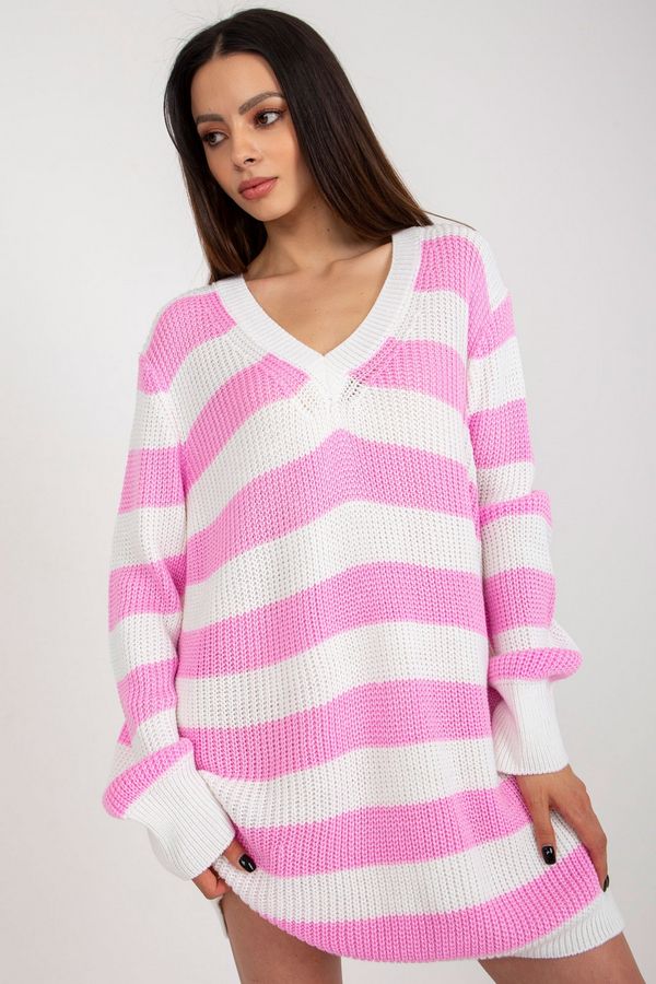 Sweter 8030 różowy