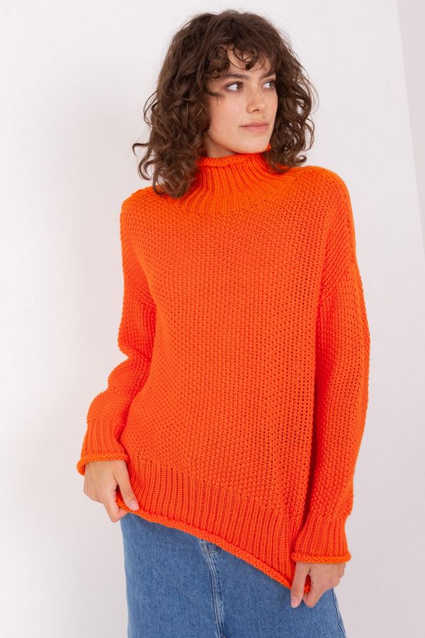 Sweter 8049 pomarańcz